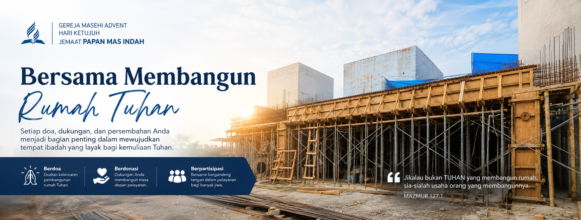 BERSAMA MEMBANGUN RUMAH TUHAN